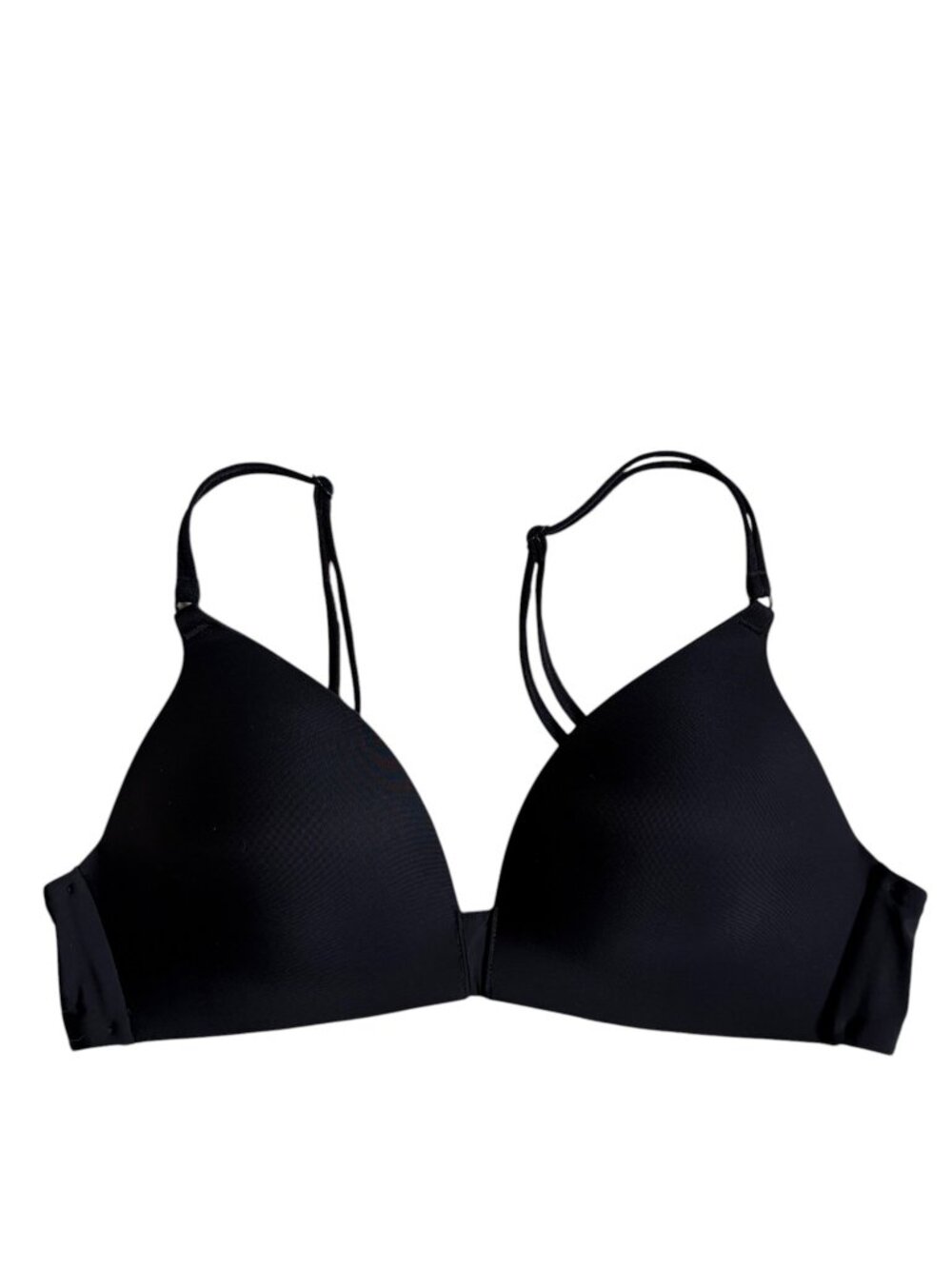 Victoria's Secret No-Wire Triangle Style Bra (Black) - 34A